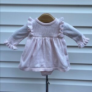 Janie and Jack Pink Ruffled One Piece